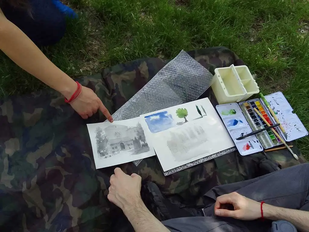 Dipingere en plein air